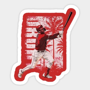 Brandon Drury Los Angeles A Palm Trees Sticker